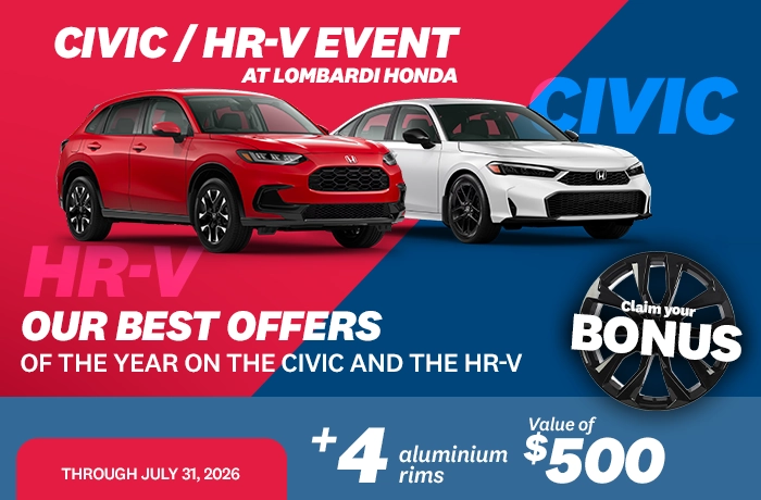 Bannière de Événement CIVIC /  HR-V